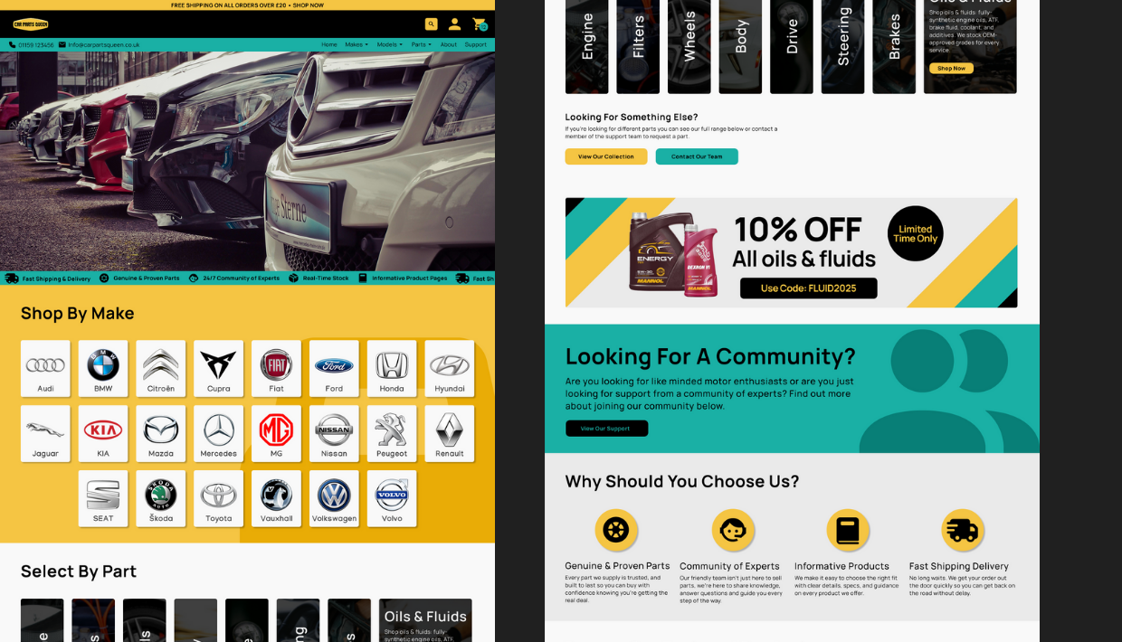 Lemiyu product page redesign with streamlined UX and faster load times